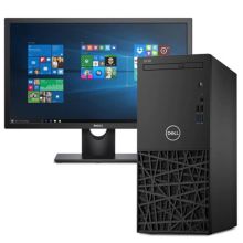 戴尔 成铭3980 Tower 台式电脑（I3-8100/8G/1T+128G/集显/无光驱/21.5英寸戴尔E2216HV/WIN10专业版 ）（单位：台）