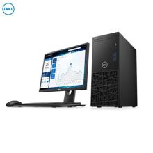 戴尔 成铭3988 台式电脑（i3-9100/8G/128GSSD+1T/DVDRW/win10H/21.5寸显示器/三年服务） 黑色（单位:台）