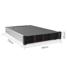联想 ThinkSystem SR590 服务器（4216*2/32GB*2/480GBSSD*2+1.2TB*3/阵列卡2GB*1/750W*2/保修3年） 黑色（单位:台）