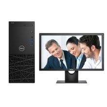 戴尔 成铭3980MT 台式电脑(I5-8500/8G/1TB+128G/DVDRW/Win10/23.8显示器/三年保留硬盘/三年保修) 黑色（单位:台）