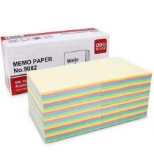 国产 9082 得力 9082 记事贴便签纸便利贴 76ｘ76mm （单位：包） 混色 (单位：袋)