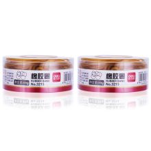 得力 3215 橡胶圈 100g/筒 黄色（单位：筒）