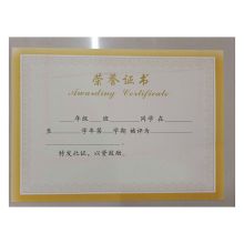 享作 三好生荣誉证书(单位：张)