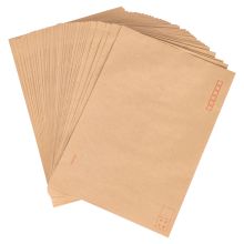 得力 25201 9号 A4牛皮纸大信封 邮局标准信封229*324mm 80张/包 黄色（单位：包）