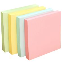 得力 12本装 76*76mm 便利贴 彩色便签纸 配色 (单位:包)