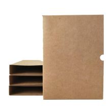 国产 31.5*22.5cm 厚4cm A4牛皮纸空白档案盒外壳（单位：个）