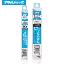 可得优 3503-1 小号美工刀片 9mm 10枚/盒 单位：盒 本色