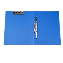康百 B3512E 双强力夹文件夹 A4 蓝色 （单位：个）