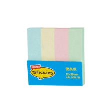史泰博 1535 粉彩组合便条纸 12*50mm 50张/色 4色/本 单位：本 彩色