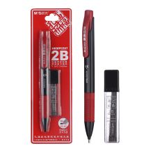 晨光 HKMP0287 考试涂卡铅笔+铅芯套装 2B 1铅笔+6铅芯/套 黑色 （单位：套）