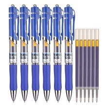 晨光 K35/HAGP1036 中性笔+笔芯套装 0.5mm 6套装 蓝色 （单位：套）