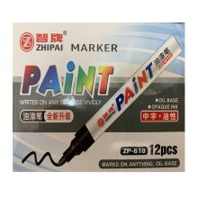 智牌 ZP-610 油漆笔 油性 12支/盒 黑色 (单位：支)