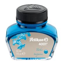 百利金 4001 62.5ml 非碳素钢笔墨水 土耳其蓝 （单位：瓶）