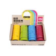 得力 30673 15mm*10m*90um纸胶带 配色（单位：卷）