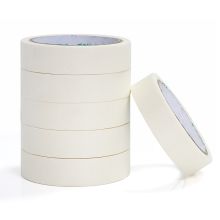 得力 30670 24mm*20y美纹纸胶带 白色（6卷/筒）（单位：筒）