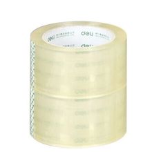 得力 30282 55mm*60y普透封箱胶带 透明（6卷/筒）（单位：筒）