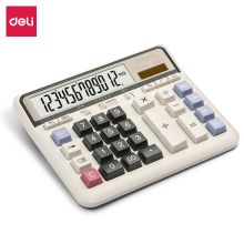 得力（deli） 2135 桌上型计算器 白色（单位：台）