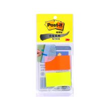 3M 687-2 报事贴指示标签25*44mm 17片*2色 配（单位：包）