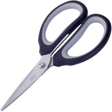 得力/deli 6047 文具剪刀 软胶贴190mm 通用规格,混色