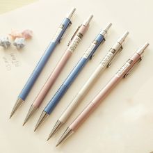 得力/deli 6493 自动铅笔 全金属自动按动0.7mm 通用规格,混色