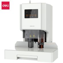 得力 33888 财务凭证自动装订机 资料文件电动打孔机  白色（单位：台）