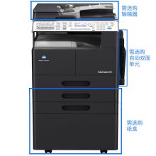 柯尼卡美能达  bizhub 206 A3黑白多功能复合机 一体机（标配盖板+单纸盒）黑色（单位：台）