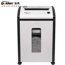 金典/GOLDEN GD-9305 普通碎纸机 高保密长时间办公光盘信用卡粉碎 黑白相间