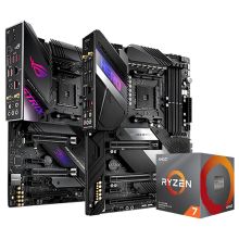 华硕 AMD 锐龙Ryzen R7 5700G搭华硕X570/B550 台式机电脑电竞游戏家用办公带核显主板CPU套装 单位：套