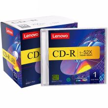 联想  CD-R 单片盒装 52速700MB 台产档案系列 光盘 10.00 张/包 (计价单位：包)