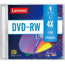 联想  DVD-RW 单片盒装 1-4速4.7GB 台产档案系列  单片盒装 可擦写 可重复刻录 光盘 (计价单位：桶)
