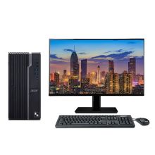 宏碁（Acer）商祺N4288 商用办公台式电脑 整机 i3- 10100  8G+1T  19.5英寸显示器+无光驱  单位：台