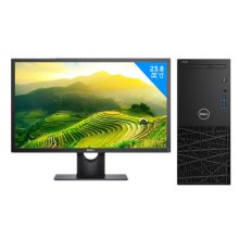 戴尔 成铭3991 台式电脑（I5-10500/8G/1TB+256G/DVDRW/Win10H/五年保留硬盘服务/23.8显示器/加配8G内存条） 黑色（单位:台）