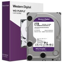 西部数据 紫盘 2TB SATA6Gb/s 64M 监控硬盘 WD20EJRX 单位：个