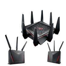 华硕 GT-AC5300+RT-AC86U+RT-AC86U 智慧无线路由器套包（AiMesh大户型480㎡网络解决方案）（单位:台）