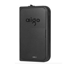 爱国者(aigo) HD806 4T 4TB 2.5寸 USB3.0 移动硬盘(单位：块) 黑色
