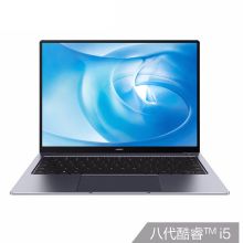华为 MateBook KLV-W19 全面屏轻薄笔记本电脑(i7-8565U/8G/512G SSD/MX250 2G独显/14寸 2K/第三方Linux版系统/深空灰