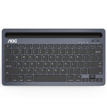 AOC KB701 无线蓝牙静音超薄便携键盘 87键 (单位:个) 灰色