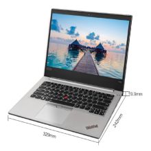 联想 ThinkPad E490  英特尔酷睿i7 14英寸轻薄笔记本电脑(i7-8565U 8G 256GSSD+1T 2G独显)银色（单位：台）