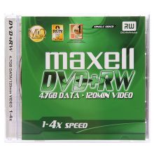 麦克赛尔 光盘DVD+RW  4速 4.7G 可擦写 （单片装）单位：个