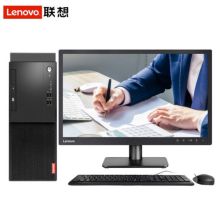 联想 启天M415 台式电脑（I5-7500/8G/1T+128GSSD/集成显卡/DOS/27英寸/三年保修/黑色）（单位：台）