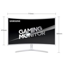 三星 144HZ 27英寸 曲面全高清底白色显示器（定制款）白色（单位：台）