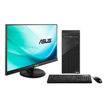 华硕 D324MT-I5DA8204 台式电脑（23.8"显示器/I5-7400/8G/1T+128G/2G独显/200W） 黑色(单位：台）