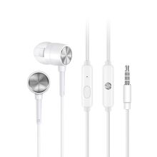 惠普/HP  DHH-1111 3.5mm白色有线音乐 耳机  支持语音通话 按键操控 笔记本电脑台式机 YC 白色