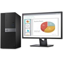 戴尔 OptiPlex 3060 台式计算机 I5-8500/4GB/1TB+256G SSD/DVDRW/E2216H 21.5寸/DOS/3年黑 （单位：台）