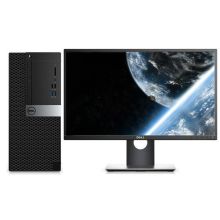 戴尔 OptiPlex 3050 台式计算机 I3-7100/4GB/1TB/DVDRW/E2417H 23.8寸/DOS/3年 黑 （单位：台）