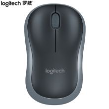 罗技/Logitech M185 灰色黑边无线 鼠标  YC 灰色黑边