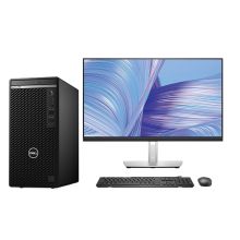 戴尔/DELL OptiPlex 5090MT i5-11500 16G 256G+1T 台式整机 23.8显示器 黑色