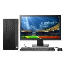 惠普（HP）280 Pro G3 台式电脑 I3-7100 4G 1T机械硬盘+128G SSD 集显 DVDRW DOS +21.5寸显示器 三年保修 黑色（单位：台）