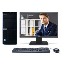 宏碁 Veriton A450 6318 双核G4400/4G/1T/集成显卡/21.5”W LED/WIN7台式计算机（单位：台）