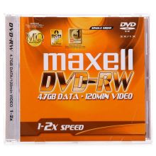 麦克赛尔 DVD-RW 刻录盘 单位：片